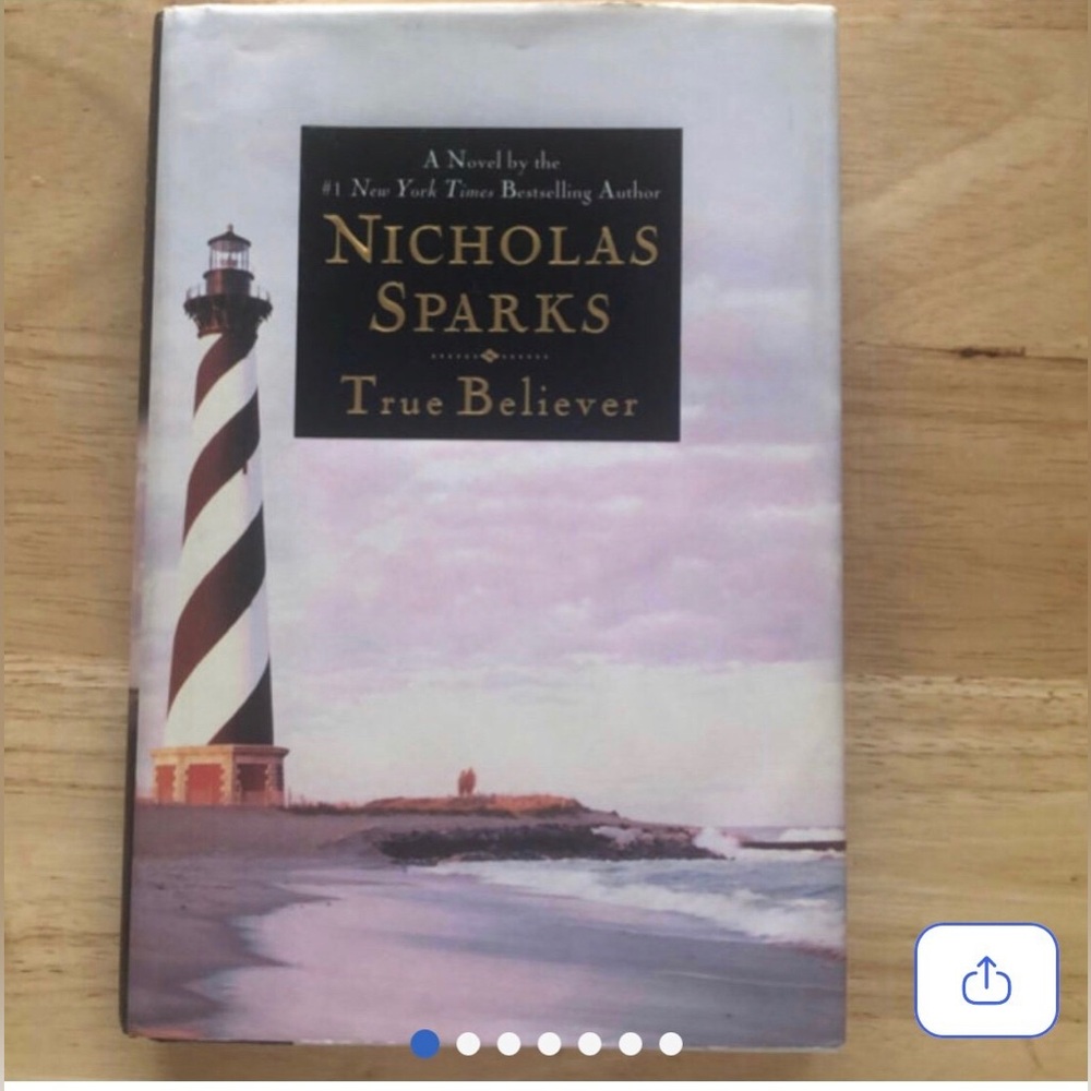 Nicholas Sparks True Believer First Edition First Printing SIGNED Hardcover Book